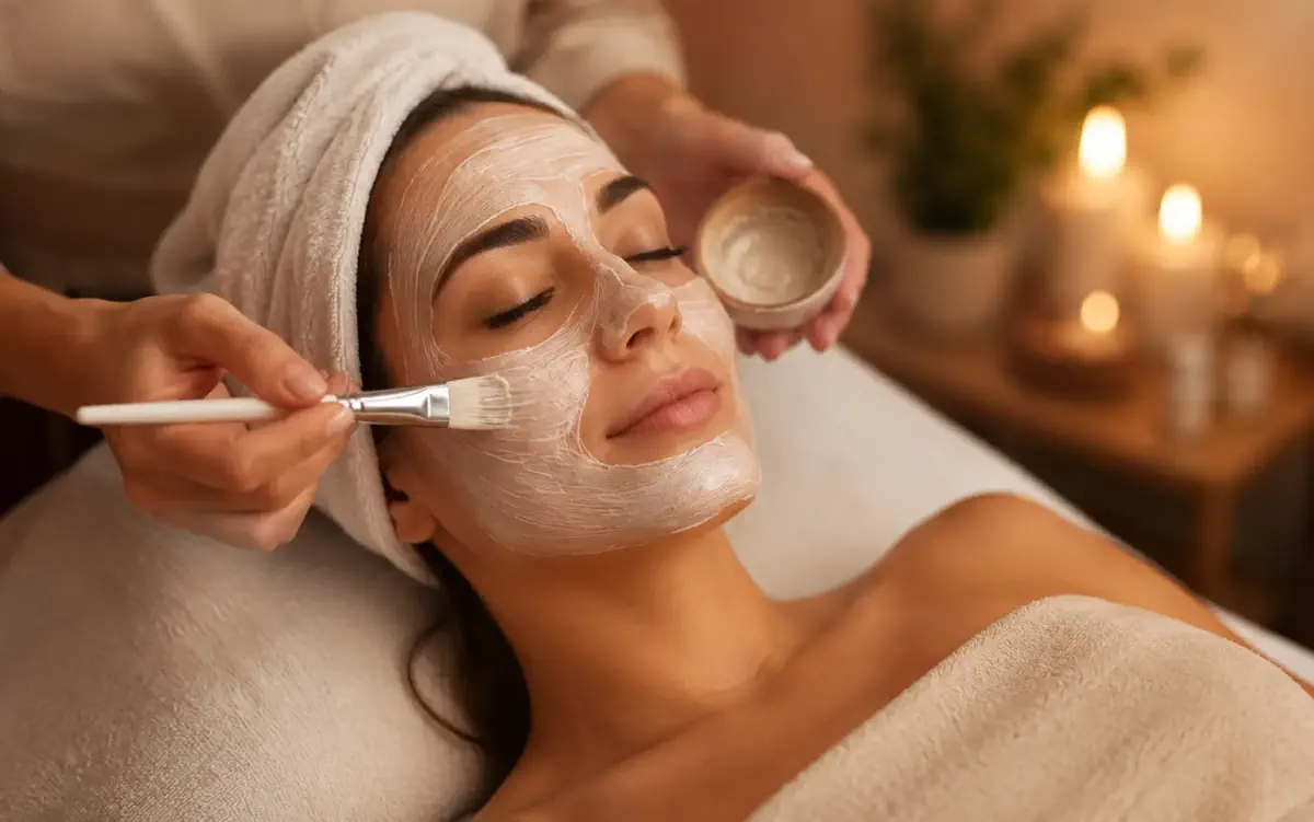 Cabinet de cosmetică curat, instrumentar aranjat